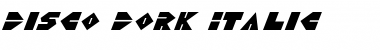 Download Disco Dork Italic Font