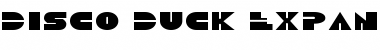 Disco Duck Expanded Font