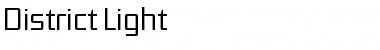 District-Light Regular Font
