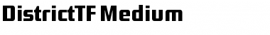 Download DistrictTF-Medium Font