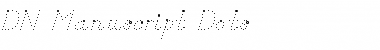 DN Manuscript Dots Regular Font