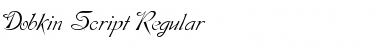 Dobkin-Script Regular Font