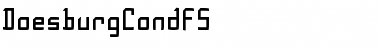 Download DoesburgCondFS Font