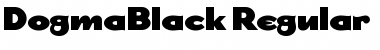 DogmaBlack Regular Font