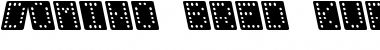 Domino bred kursiv Regular Font