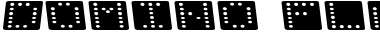 Domino flad kursiv Regular Font