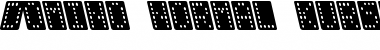 Domino normal kursiv Regular Font