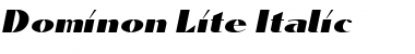 Download Dominon Lite Font