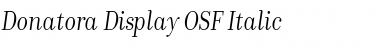 Donatora Display OSF Italic