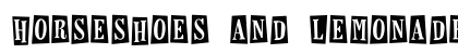 Horseshoes and Lemonade Regular Font Horseshoes and Lemonade Regular Font Preview