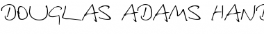 Download Douglas Adams Hand Font