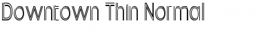 Download Downtown Thin Font