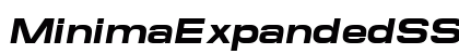 MinimaExpandedSSK BoldItalic Font MinimaExpandedSSK BoldItalic Font Preview