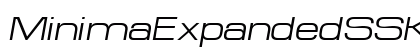 MinimaExpandedSSK Italic Font MinimaExpandedSSK Italic Font Preview