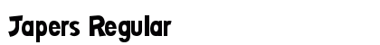 Japers Regular Font Preview Japers Regular Font Preview