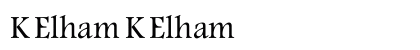 K Elham K Elham Font Preview K Elham K Elham Font Preview