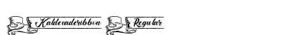 Kaldevaderibbon Regular Font Preview Kaldevaderibbon Regular Font Preview
