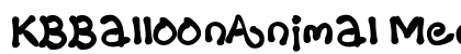 KBBalloonAnimal Medium Font KBBalloonAnimal Medium Font Preview
