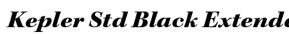 Kepler Std Black Extended Italic Subhead (OpenType) Font Preview Kepler Std Black Extended Italic Subhead (OpenType) Font Preview