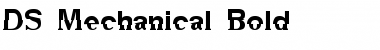 DS Mechanical Regular Font