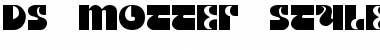 DS Motter Style Regular Font