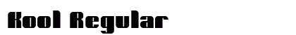 Kool Regular Font Kool Regular Font Preview