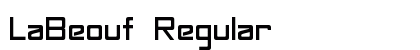 LaBeouf Regular Font Preview LaBeouf Regular Font Preview