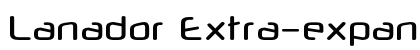 Lanador Extra-expanded Bold (OpenType) Font Preview Lanador Extra-expanded Bold (OpenType) Font Preview