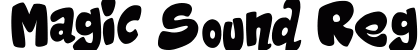 Magic Sound Regular Font Preview Magic Sound Regular Font Preview
