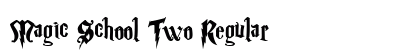 Magic School Two Regular Font Preview Magic School Two Regular Font Preview