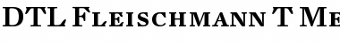 DTL Fleischmann Regular Font