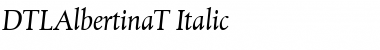 DTLAlbertinaT Italic