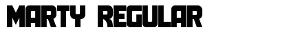 Marty Regular Font Preview Marty Regular Font Preview