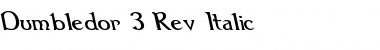 Download Dumbledor 3 Rev Italic Font