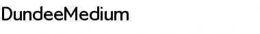 DundeeMedium Medium Font