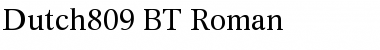 Dutch809 BT Roman Font