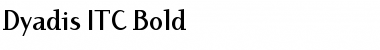 Dyadis ITC Bold Font