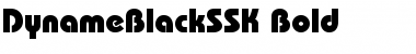 Download DynameBlackSSK Font