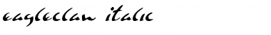Eagleclaw Italic Italic Font