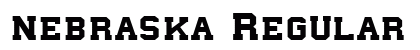 nebraska Regular Font Preview nebraska Regular Font Preview