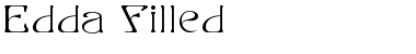 Edda Filled Font