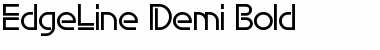 EdgeLine Demi Bold Font