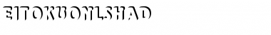 EitokuOnlShaD Regular Font