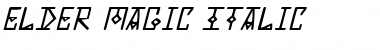 Elder Magic Italic Italic Font