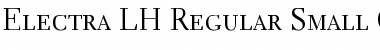 Electra LH RegularSC Regular Font