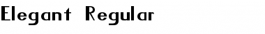 Elegant Regular Font