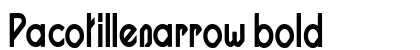 Pacotillenarrow bold Font Pacotillenarrow bold Font Preview