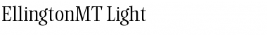 Download EllingtonMT-Light Font