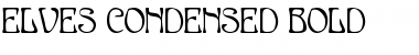 Elves-Condensed Bold Font