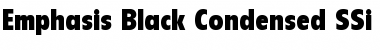 Emphasis Black Condensed SSi Font
